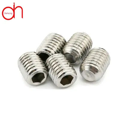 Stainless Steel Silver Plated Zinc Socket Screws Cup Point Set