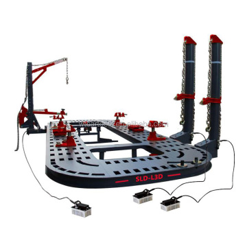 Automotive Car Body Repair: Frame Pulling and Straightening Equipment for Accident Cars