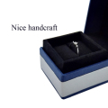 Embalaje personalizado de joyas con estampado de la caja del anillo del logotipo
