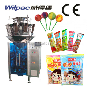 Factory Price Multifunction Automatic Small Sachet Vertical Lollipop Wrapping Weighing Packing Machine