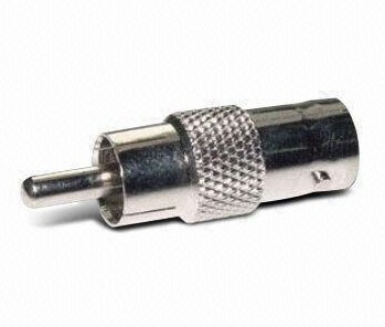 BNC Jack to RCA Plug Connector