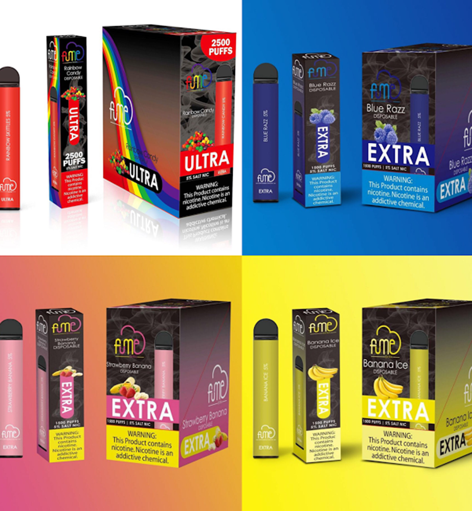 Fume Extra 5% Desechables de varios sabores 12pac / caja