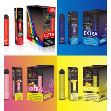 Fume Extra 5%, одноразовые, с несколькими ароматизаторами, 12 упаковок в коробке