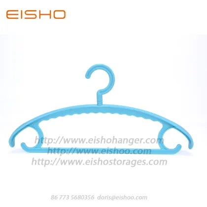 EISHO Recycle Blue Plastic Suit Hangers In Bulk