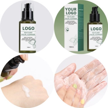 Natural Skin Care Kit: Purifying Anti-Acne Smoothing Tea Plant Facial Cleanser