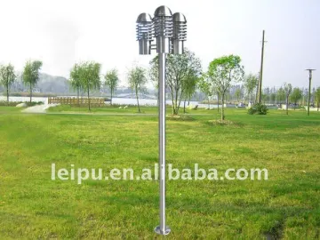 Stainless steel high pole garden light