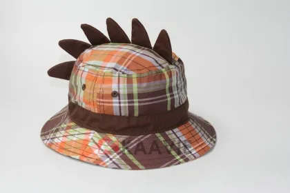 mohawk diamond checkedplaid unique customize funny bucket hat