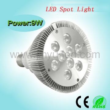 High power 900Lm 9W par38 led Spot Light with 3years warranty