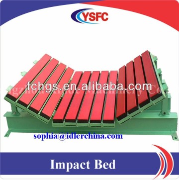 impact bed for conveyor belt