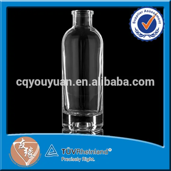 Round Alcohol Glass Spirit Bottles 1 Litre Glass Bottle