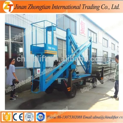 China hydraulic boom lift self-propelled articulating boom lift mobile boom lift