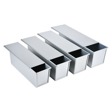 Professional Commercial Non-Stick Square Aluminum Baking Pan for Miniature Toaster Style Bakes
