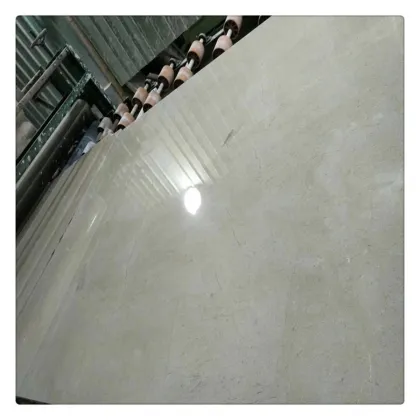 Customized Golden Leaf Beige Marble Adonis Slabs