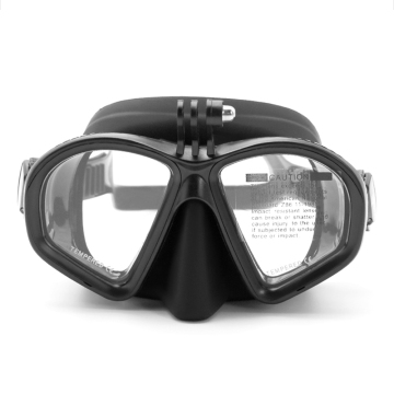 Maschera per immersioni anticruofogeni di vetro temperato professionale per pesca sugli adulti