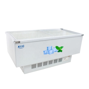 High-Capacity Supermarket Ice Cream Freezer Cabinet with Visual Sliding Door