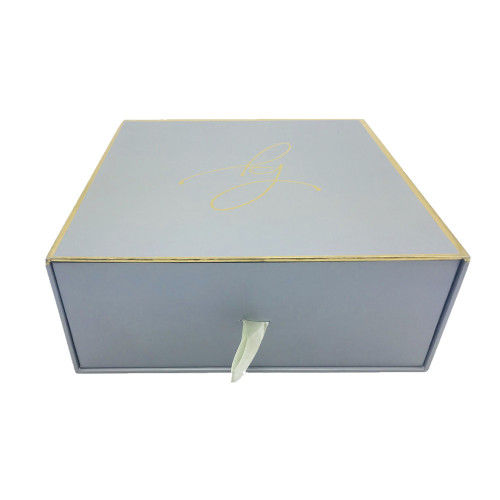 drawer gift packaging box with lint