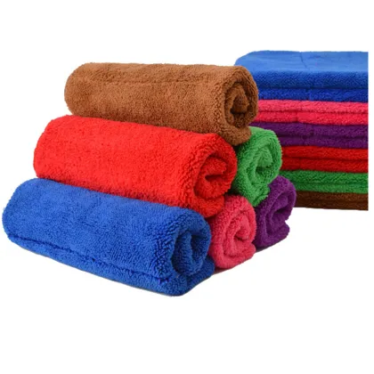 Custom Coral Fleece Microfiber Floor Cleaning Mop Cloth