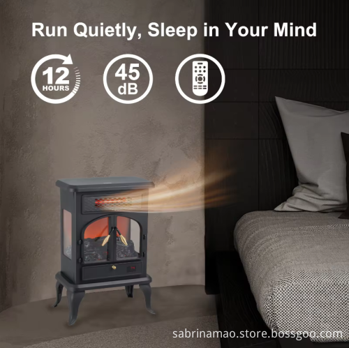 Household Space Bedroom Electric Fire Place Fireplace Stove Heater with Remote Control electric fireplace heater