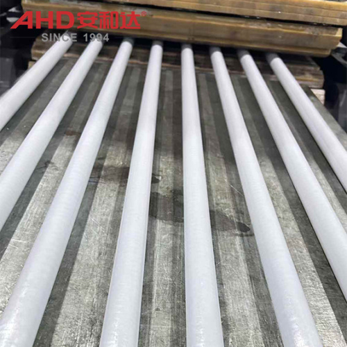 Haste de plástico PET Ertalyte branco para usinagem CNC