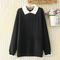 Women's Knitted Sweater Casual Pullover Sweatshirt