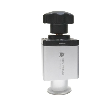 KF CF Stainless Steel Manual High Vacuum Flapper Valve with Bellows Isolation