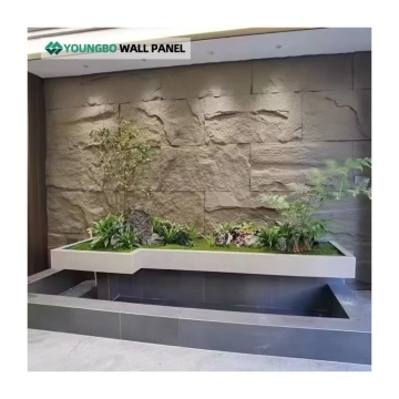 PU Stone Wall Panel - Exterior Wall Decoration Tiles Simulation Stone Mountain Rock Panel