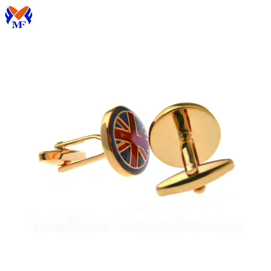 Design country flag cufflink for men shirts