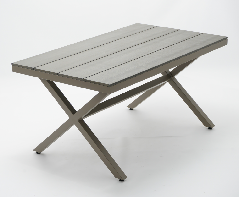 Modern outdoor cross table