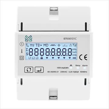 80A DIN Rail Single Phase Multi Tariff RS485 Modbus RTU KWH Meter