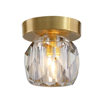 Lampade a soffitto a LED Crystal moderni per corridoi e soggiorni