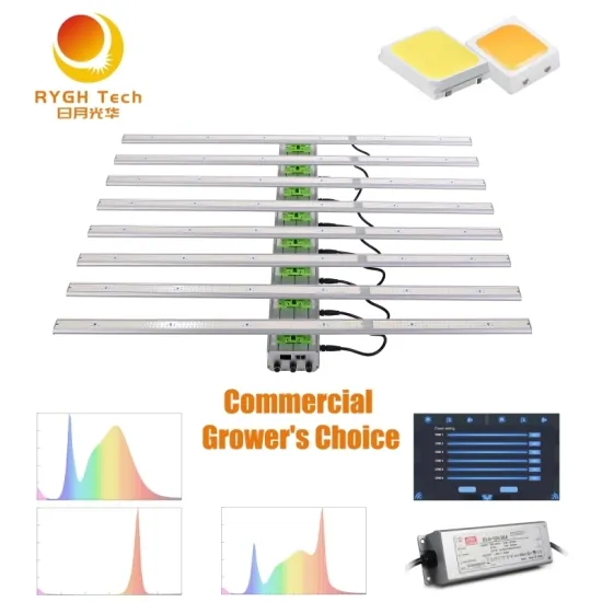 Medical horticulture high yield 1000W 600W led plant grow light bar