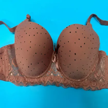 High Quality Comfortable Fashion Big Size Full Cup Bra Cotton Padded Bra 38-44C