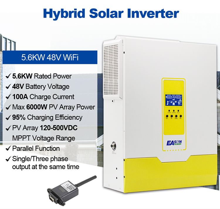 Wifi 48v Batteryless Hybrid Solar Inverter