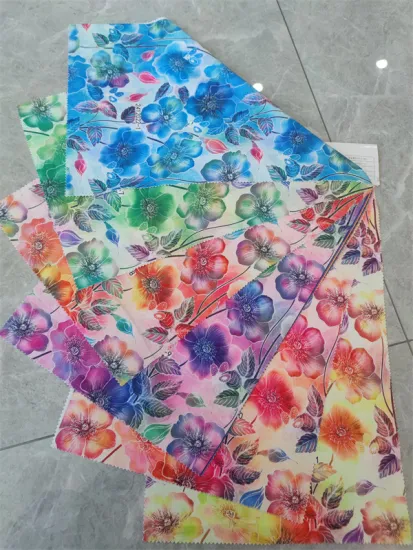 4 Way Stretch Digital Printed Chenille Fabric