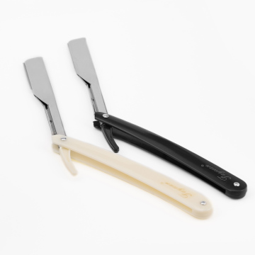Juego de aseo de barbero para hombres personalizables: estilo y afeitado con una navaja de afeitar plegable