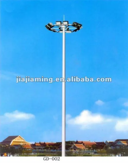 15m-60m high mast lighting pole