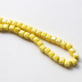 Candy Color e Square Ceramic Beads 6mm 30pcs