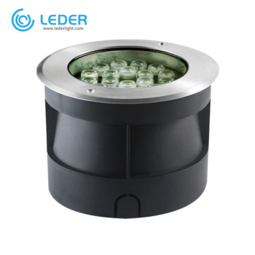 Lámpara empotrada LED de acero inoxidable de 18 W resistente a la intemperie