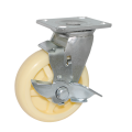 Trolley Casters tragen resistente Seitenbremsen -Industrierad
