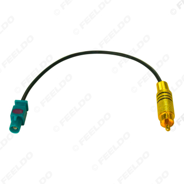 OEM Male Fakra to Golden Metal RCA Camera Retention Cable for Various Vehicles