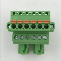 Pluggable wire to wire Din rail terminal block