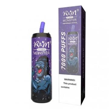 使い捨てのVape R＆M Monster 7000がイタリアにヒットします