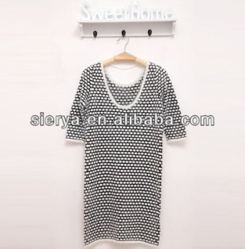 lady's summer short sleeve knitwear
