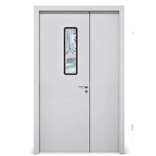 Aluminium médical Porte double propre inégale