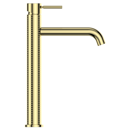 High Raised Basin Tap Gold