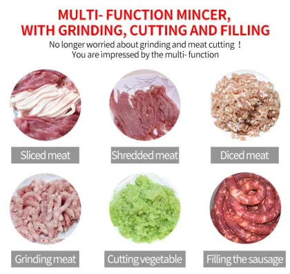 China Factory Price Slicer Salami Meat Machine Grinder