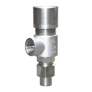 Screw spring safety valve