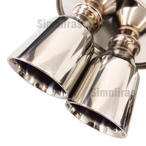 Edelstahlachse-Rückenschalldrüse-Auspuff für Subaru WRX & STI 15-21 mit Ventil und Controller