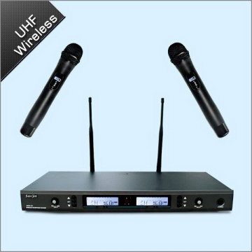 Professional UHF Dual Wireless Microphone