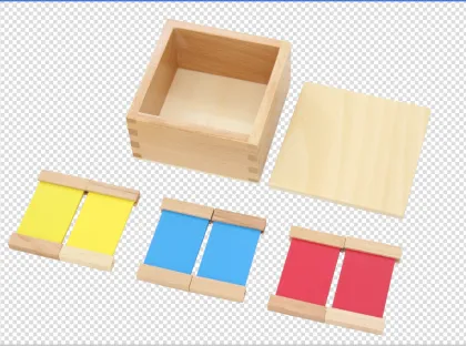 School Educational Equipment: Montessori Color Tablet Wooden Educational Kids Toy